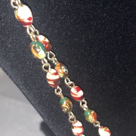 Vintage Boho Long Beaded Chain Necklace 21.5” - Picture 5 of 15